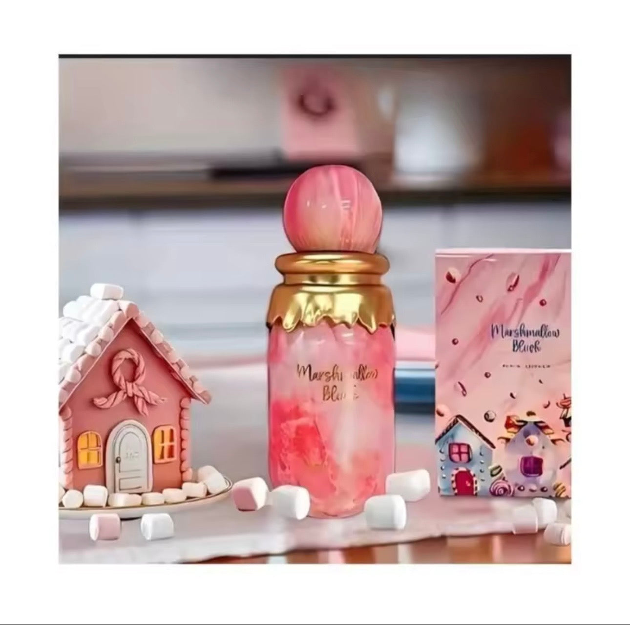 Marshmallow Blush Eau de Perfume Strawberry, Marshmallow & Vanilla Sweet Fragrance for Women