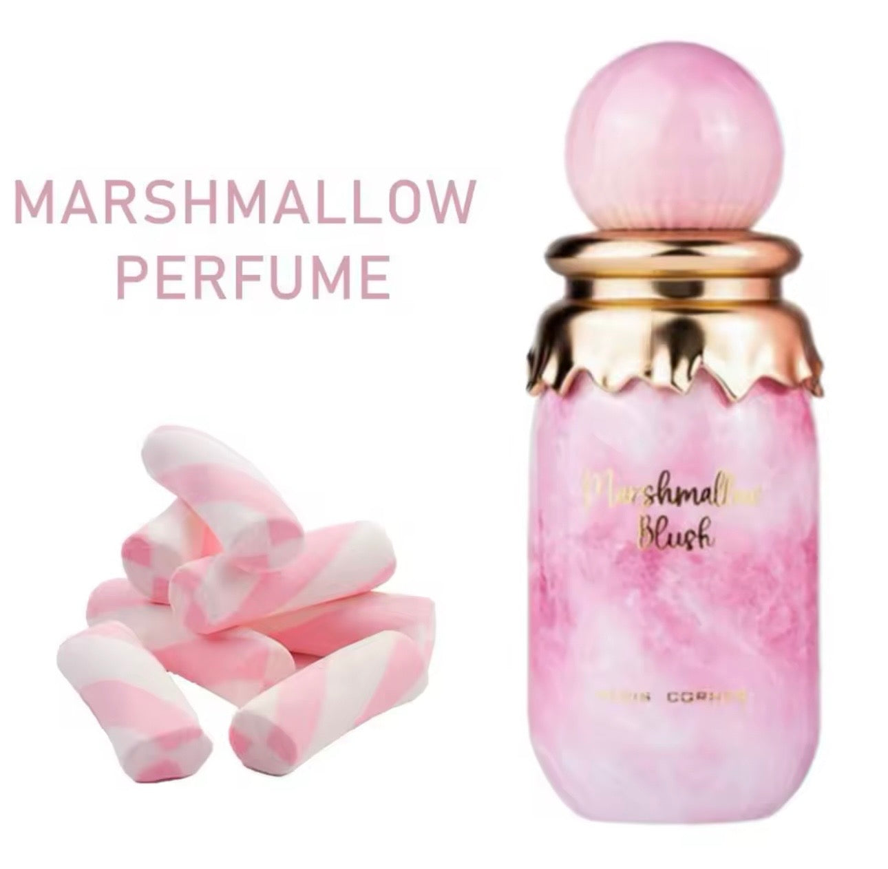 Marshmallow Blush Eau de Perfume Strawberry, Marshmallow & Vanilla Sweet Fragrance for Women
